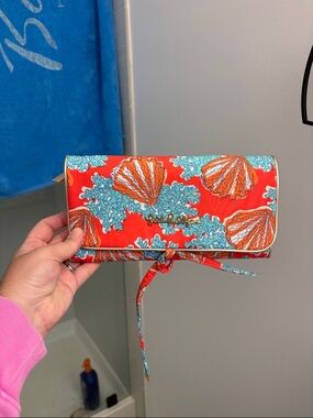 Lilly Pulitzer Travel Jewelry Roll Organizer